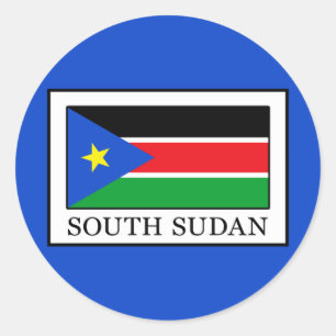 Sticker Rond Soudan du Sud