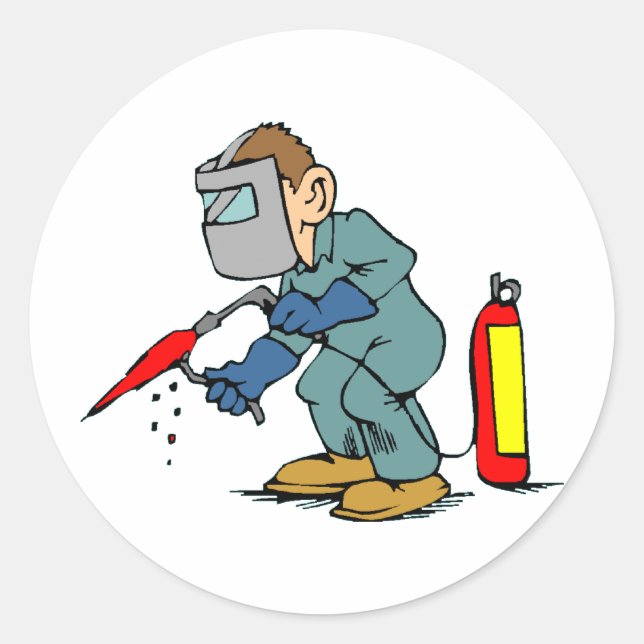 Sticker Rond Soudeur (Devant)