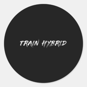 Sticker Rond Soulever Lourd Courir Loin Sport Hybride Fitness C