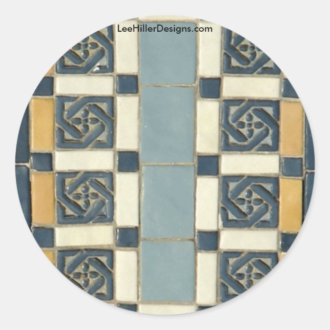 Sticker Rond Sources d'eau chaude, AR Les Carreaux Maurice (Devant)