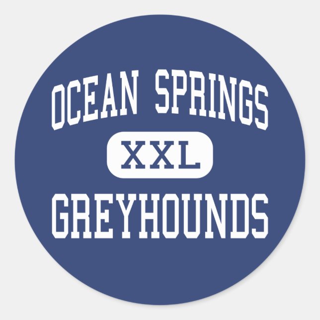 Sticker Rond Sources océaniques - Greyhounds - High - Sources o (Devant)