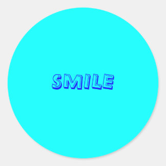 STICKER ROND SOURIRE