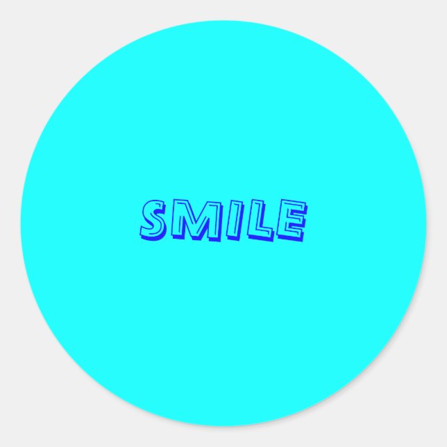 STICKER ROND SOURIRE (Devant)