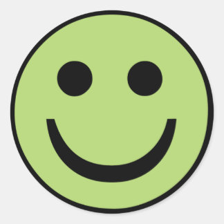 Sticker Rond sourire