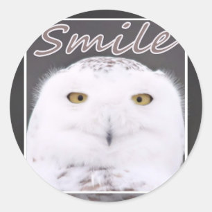 Sticker Rond Sourire