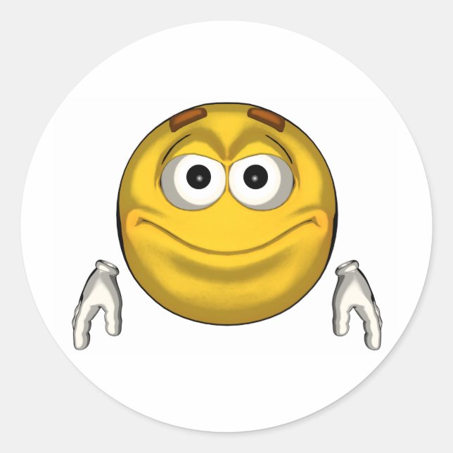 Sticker Rond Sourire (Devant)