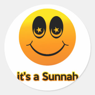 Sticker Rond Sourire c'est un Sunnah