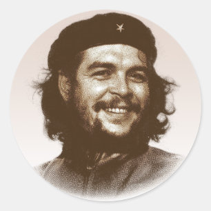 Sticker Rond Sourire d'Ernesto Che Guevara