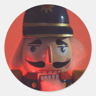 Sticker Rond sourire en coin