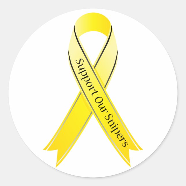 Sticker Rond Soutenez nos tireurs isolés (Devant)
