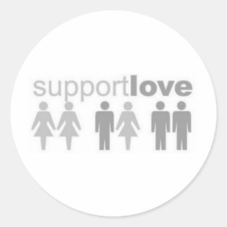 Sticker Rond soutien-amour