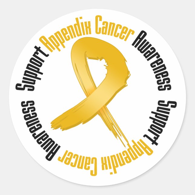 Sticker Rond Soutien Annexe Sensibilisation au cancer (Devant)