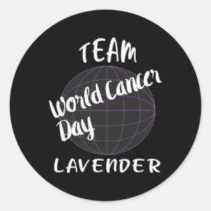 Sticker Rond Soutien aux survivants du cancer Journée mondiale