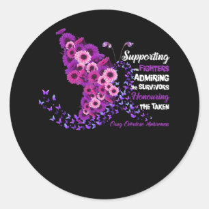 Sticker Rond Soutien Combattants Honorer La Surdose De Drogue P
