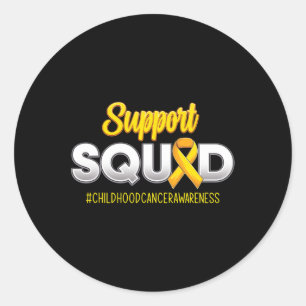 Sticker Rond Soutien De L'Équipe De Sensibilisation Au Cancer C