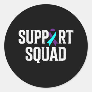 Sticker Rond Soutien de l'Escadron pour la sensibilisation à l