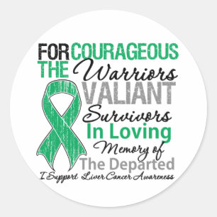 Sticker Rond Soutien de l'hommage Sensibilisation au cancer du 