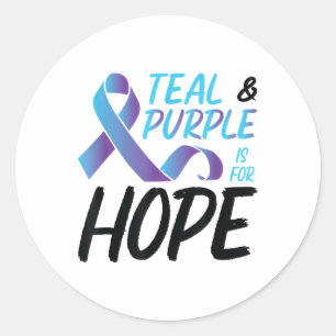 Sticker Rond Soutien en santé mentale 988 Semaine de prévention
