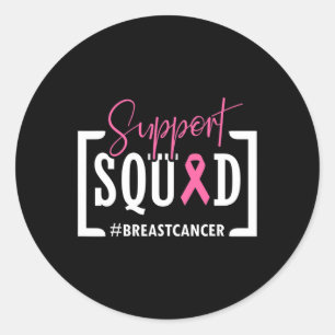 Sticker Rond Soutien Escadron de sensibilisation au cancer du s