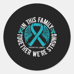 Sticker Rond Soutien familial pour myasthénie grave Myasthénie