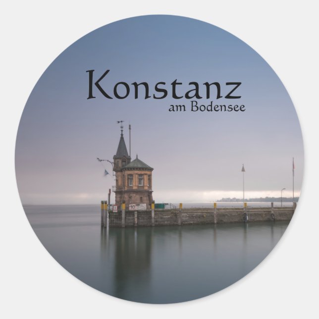 Sticker Rond Souvenir de Konstanz (Devant)