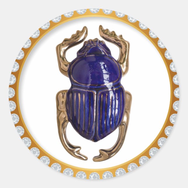 Sticker Rond souvenir de Scarab (Devant)