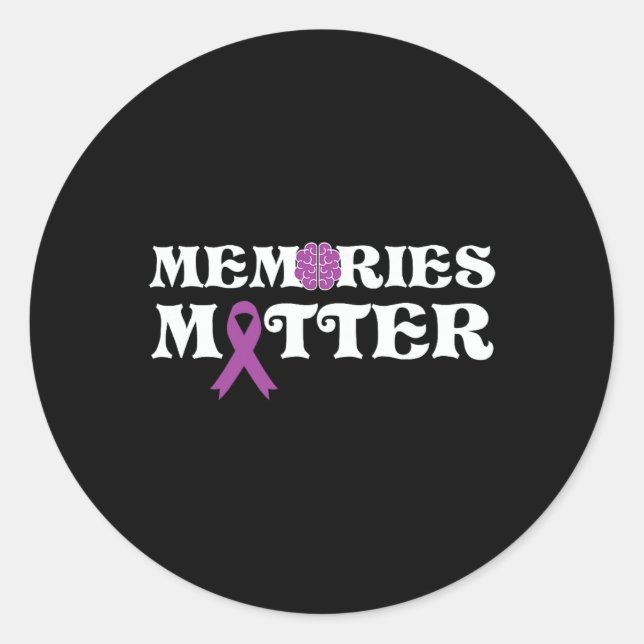 Sticker Rond Souvenirs de sensibilisation Heimerheimer Problème (Devant)