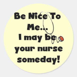 Sticker Rond Soyez Nice les T-shirts et les cadeaux
