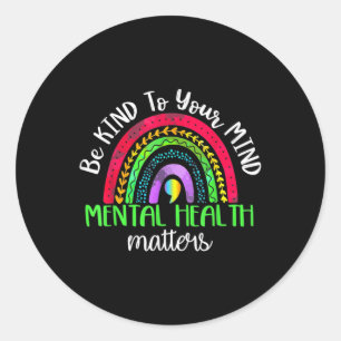 Sticker Rond Soyez Signe De Votre Sensibilisation À La Santé Me