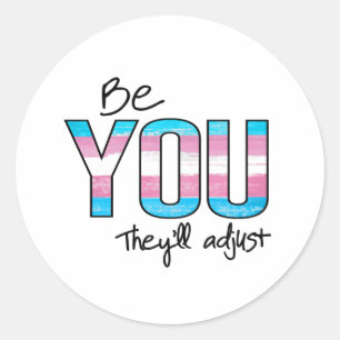 Sticker Rond Soyez vous ils s'adapteront