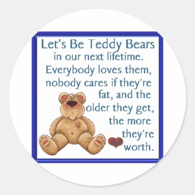 Sticker Rond Soyons Nounours (Devant)