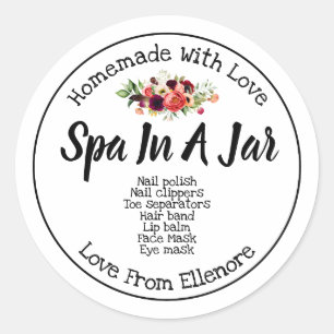 Sticker Rond Spa dans un pot