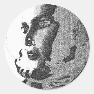 Sticker Rond spacegirl