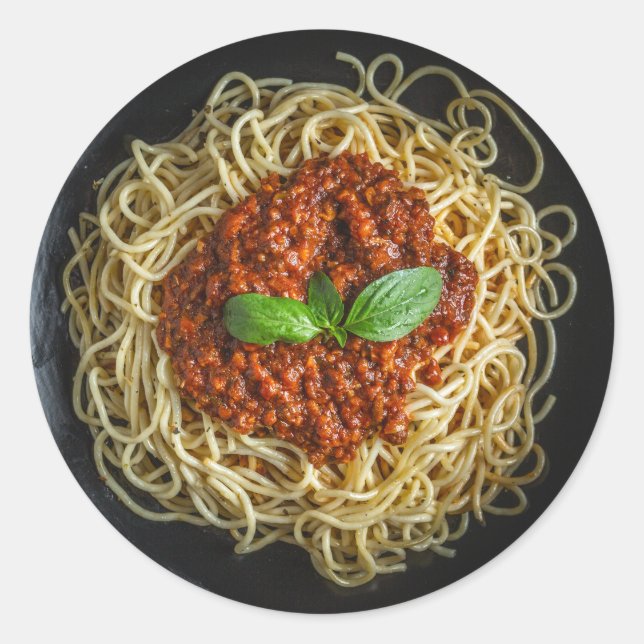 Sticker Rond Spaghetti (Devant)