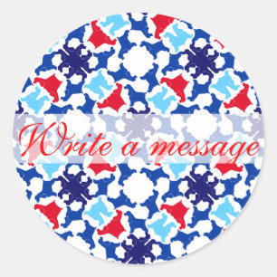 Sticker Rond Spaniels Cocker Anglais