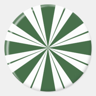 Sticker Rond Spearmint Stripe