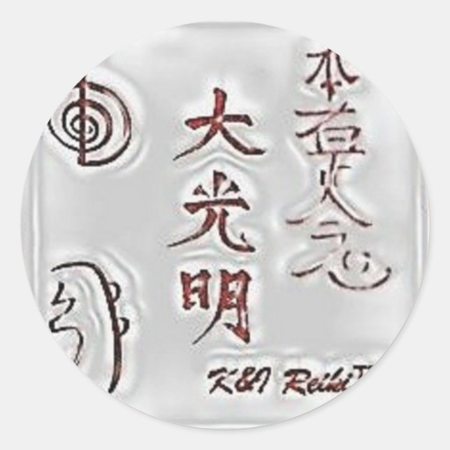 Sticker Rond Special K&I Reiki Seal (Devant)