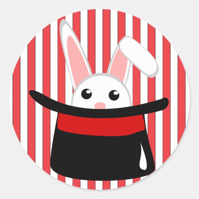 Sticker Rond Spectacle magique (Devant)