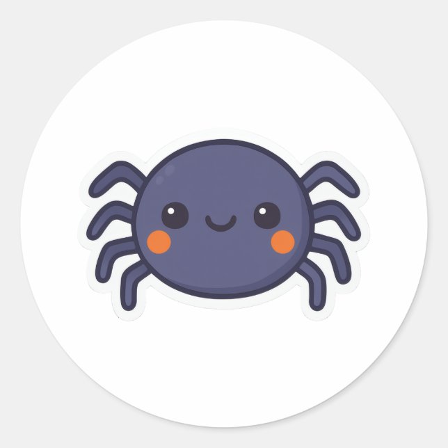 Sticker Rond Spider (Devant)