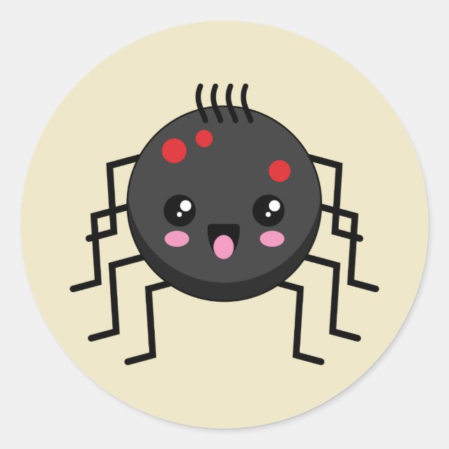Sticker Rond Spider (Devant)