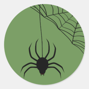Sticker Rond Spider Bite
