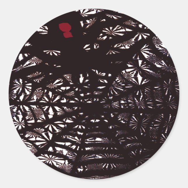 Sticker Rond Spider Web (Devant)