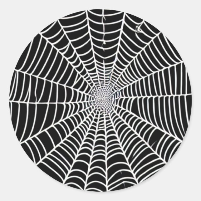 Sticker Rond Spider Web (Devant)