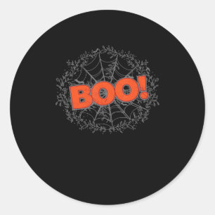 Sticker Rond Spider Web Boo Venin Idea