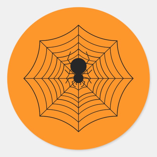 Sticker Rond Spiderweb (Devant)