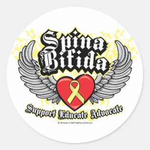 Sticker Rond Spina Bifida