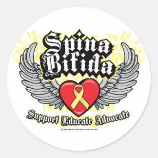 Sticker Rond Spina Bifida