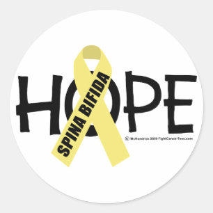 Sticker Rond Spina Bifida Hope