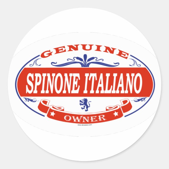 STICKER ROND SPINONE ITALIANO_ (Devant)