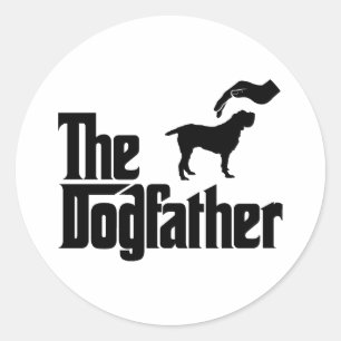 Sticker Rond Spinone italienne